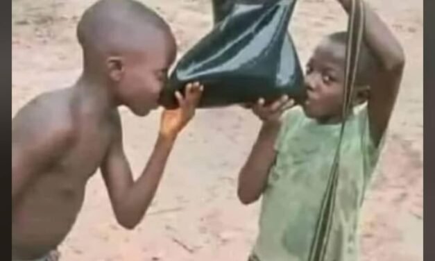 Baldé de borracha para puxar água nos poços usado em algumas povoações da Guiné-Bissau