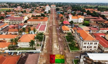 Obras de reabilitação da Avenida Amílcar Cabral em Bissau