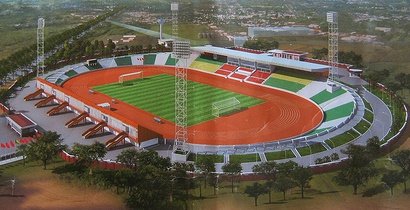 Estádio 24 de Setembro novamente reprovado para acolher competições internacionais