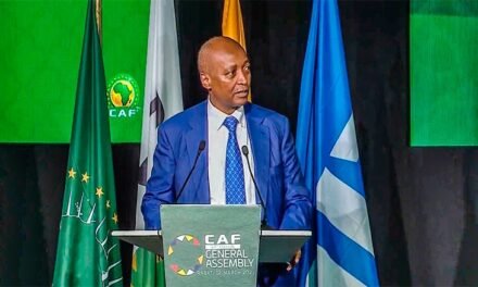 Presidente da CAF efetua visita  de trabalho a Guiné-Bissau