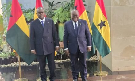 PR defende  fortalecimento de relações bilaterais entre Gana e Guiné-Bissau nas áreas de interesse comum