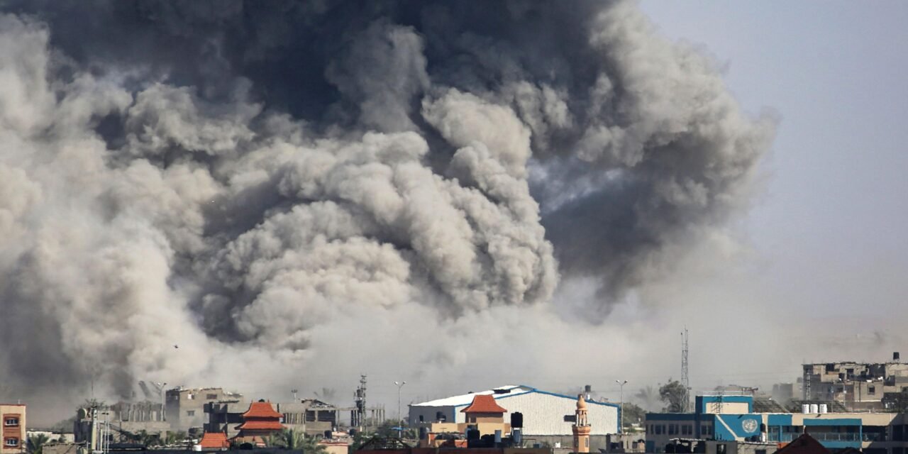 Guerra Médio Oriente/Israel continua operação na cidade de Rafah no sul da Faixa de Gaza