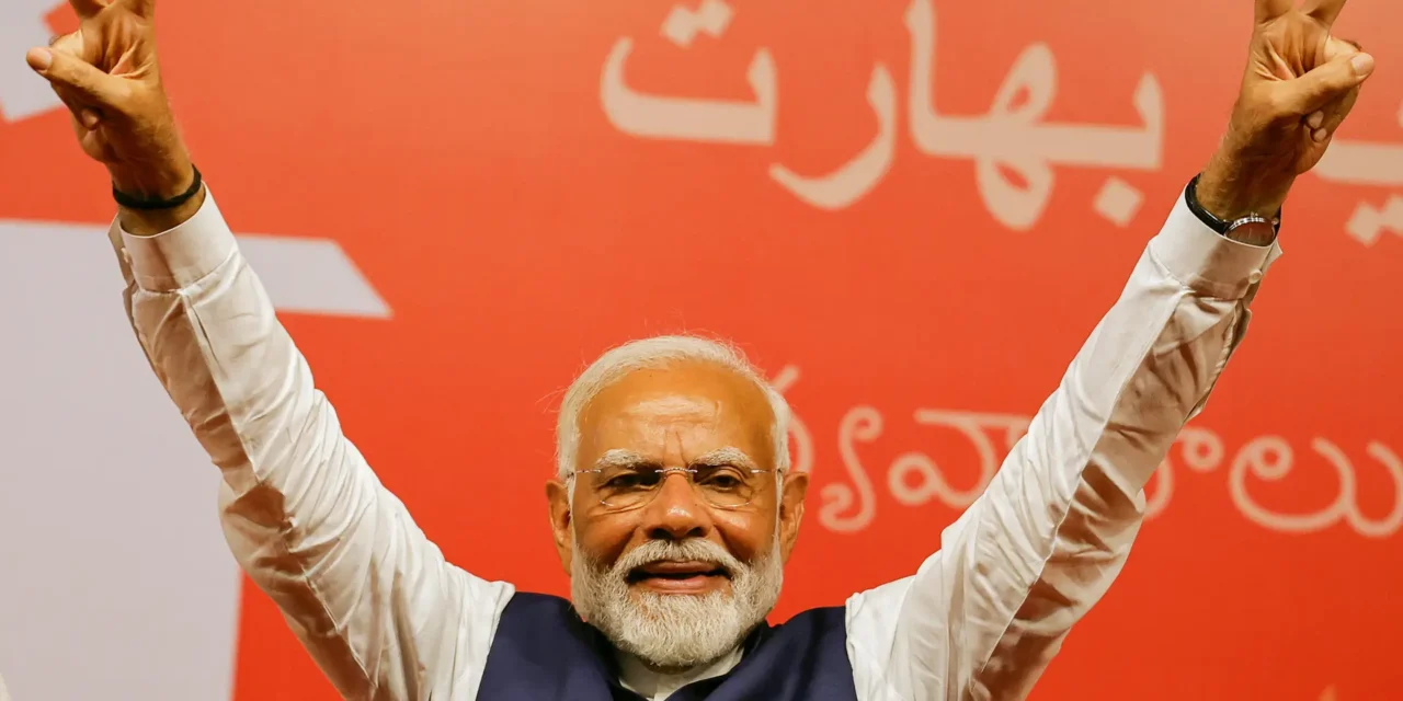    Ìndia/Modi reivindica vitória nas eleições 