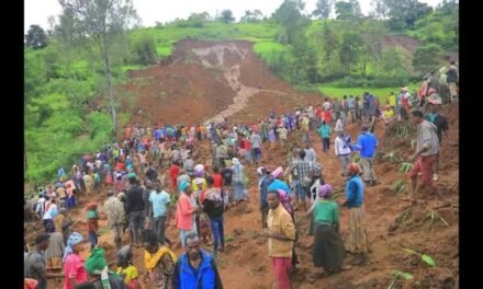 Etiópia/Sobe para 257 o número de mortos em deslizamento de terras