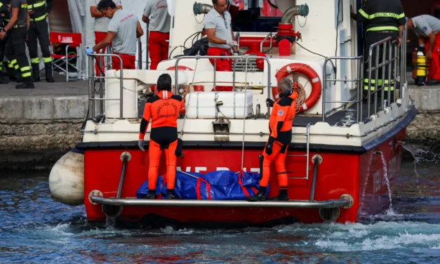 Itália/Recuperados os corpos de todos os homens desaparecidos em naufrágio na Sicília