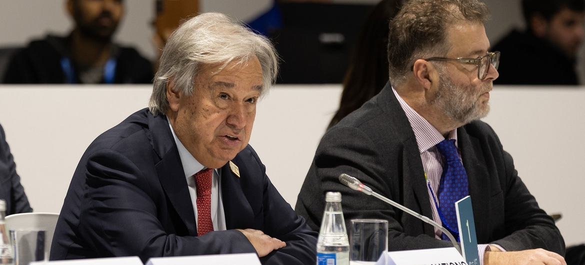 COP29/Guterres apela à transformação de África num líder em energias renováveis