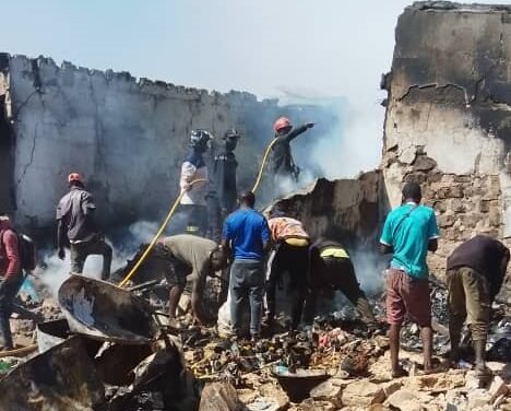 Regiões/Comerciantes da cidade de Gabú pedem apoio do PR para minimizar danos provocados pelo incêndio no Mercado Central local