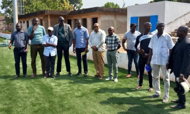 Regiões/FFGB procede a entrega provisória do Estádio Saco Vaz ao Futebol Clube de Canchungo