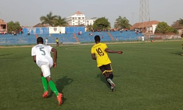 Sporting CGB encerra 7ª jornada da Liga Orange com um empate a 1-1 contra Portos de Bissau