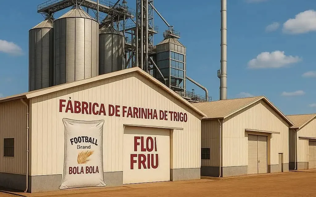 Inaugurada nova fábrica de farinha de trigo com capacidade para produzir quatro mil sacos diários