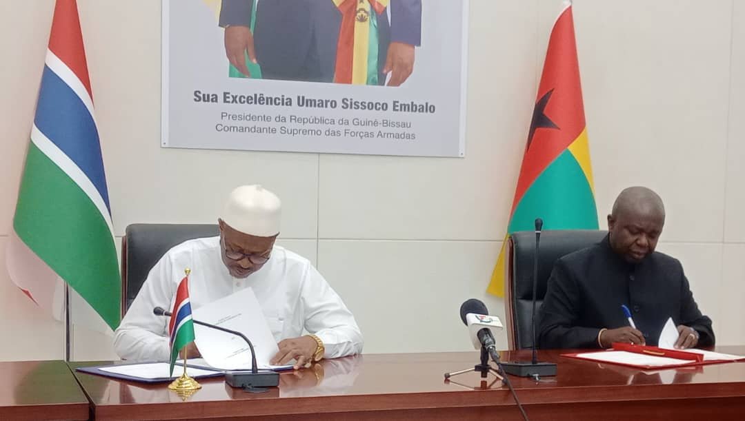 Guiné-Bissau e Gâmbia assinam acordo no domínio do comércio