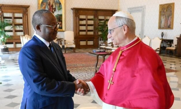 Presidente da República recebido pelo Papa Leão XIV