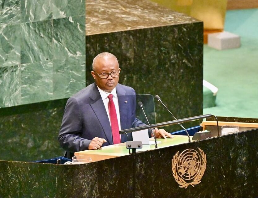 “A ONU compromete-se a preservar gerações futuras do flagelo  da guerra”, diz PR