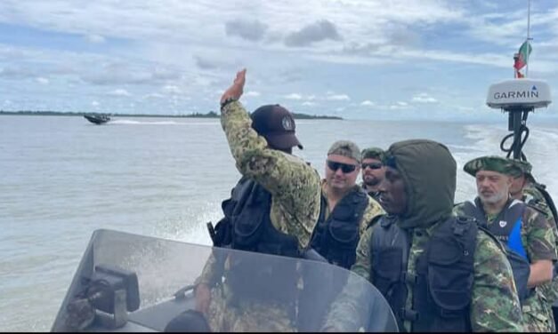 Missão Militar guineense e portuguesa visita  Ilhéu de Pontão para se inteirar dos trabalhos da instalação da estação de vigilância costeira
