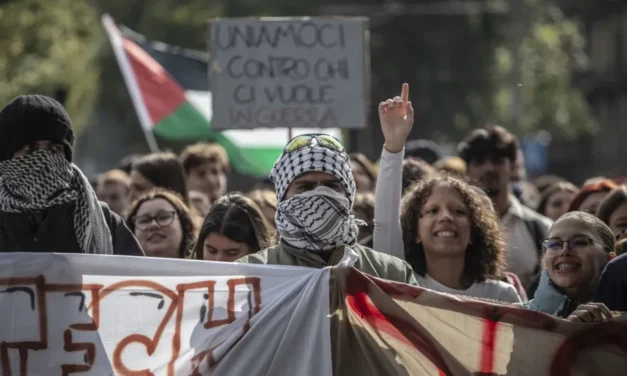 Itália/Um milhão protesta em Itália em greve geral a favor de flotilha