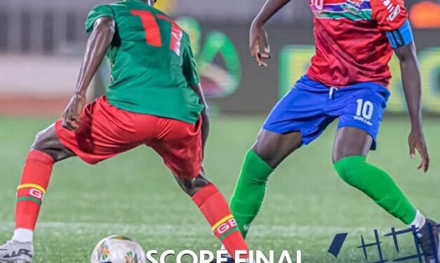 UFOA-2025/Guiné-Bissau inicia  campanha CAN-2026 com uma vitória de 2-0 sobre  Gâmbia