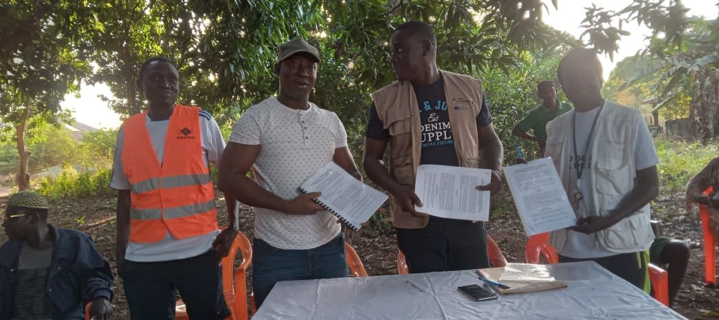 Regiões/Três bairros do sector de Buba beneficiam de furos de água