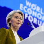 Suíça/Ursula Von Der Leyen promete resposta firme da Europa face às ameaças de Trump