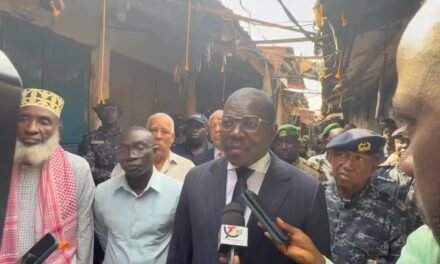 Primeiro-ministro de Transição visita mercado de Bandim após incêndio de domingo