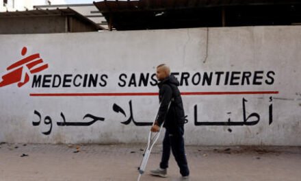 Israel/Governo ordena saída da ONG Médicos Sem Fronteiras de Gaza após impasse sobre lista de funcionários