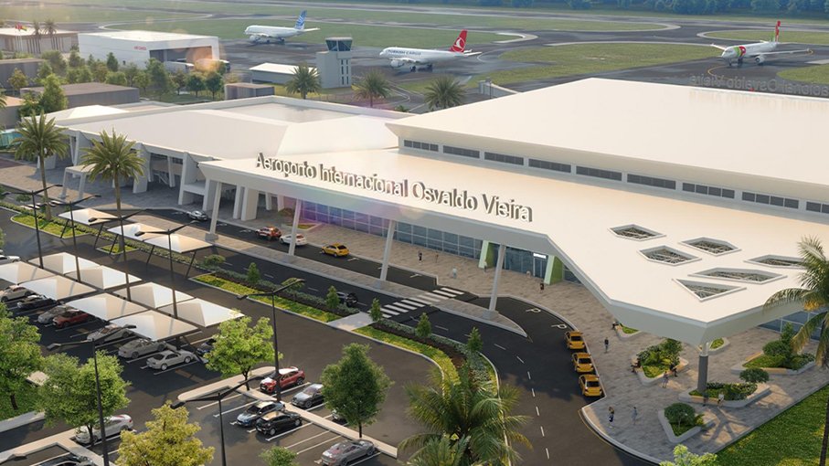 ”O renovado e modernizado Aeroporto Internacional Osvaldo Vieira encanta quem o vê”, diz  Primeiro-ministro de Transição