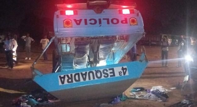 Acidente de viação deixa três agentes da polícia feridos