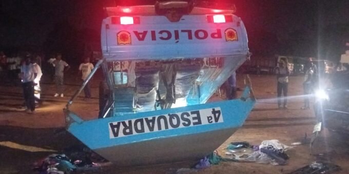 Acidente de viação deixa três agentes da polícia feridos