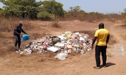 Regiões/Delegacia de Comércio de Bafatá procede inceneração de produtos fora de prazo