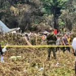 Colômbia/Avião militar cai  com 125 a bordo