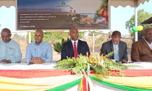 ”Governo continuará empenhado na promoção da transformação local da castanha de caju para criar emprego jovem”,  diz ministro João Bernardo Vieira