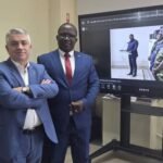 Comunicação Social/Ministro Abduramane Turé de visita  à Portugal à convite da empresa gráfica Copivarela