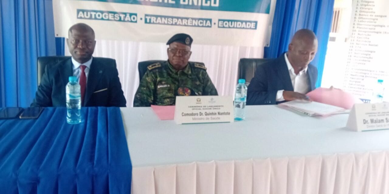 Saúde Pública/Ministro Quinhim Nantote diz  que criação de Guiché Único no HNSM garantirá melhor controle e gestão das receitas