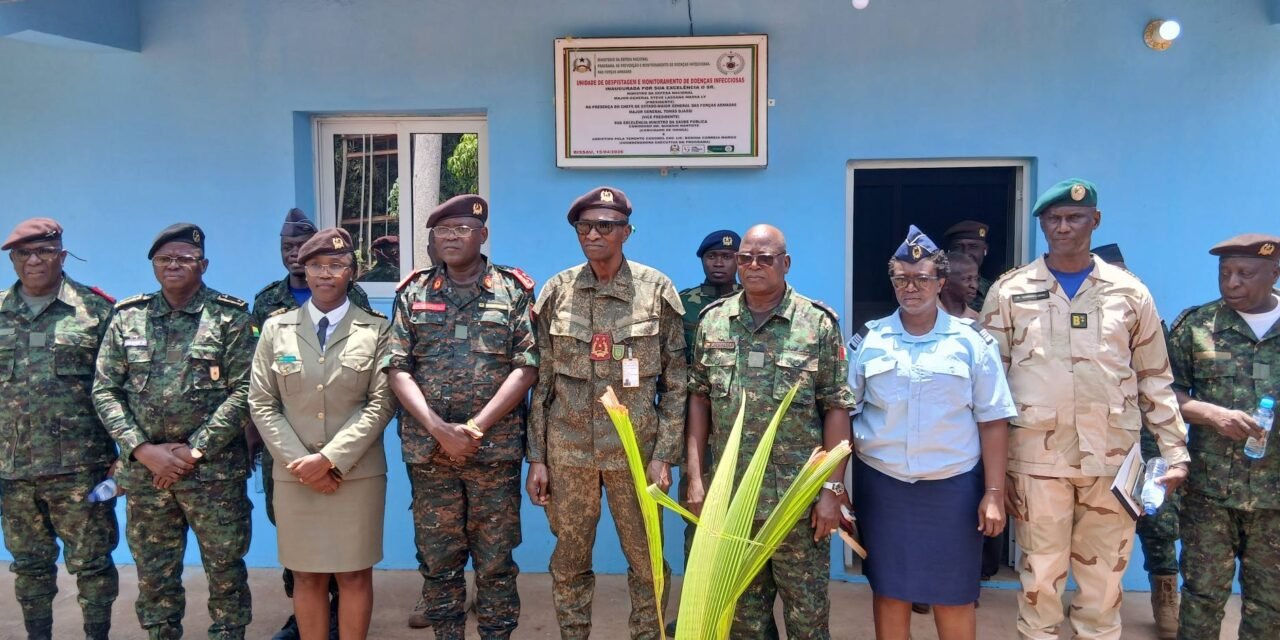 Ministro da Defesa Nacional inaugura Unidade de Despistagem de doenças infeciosas  no Estado-maior da Força Aérea, em Bissau