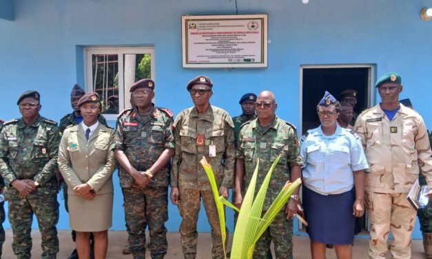 Ministro da Defesa Nacional inaugura Unidade de Despistagem de doenças infeciosas  no Estado-maior da Força Aérea, em Bissau