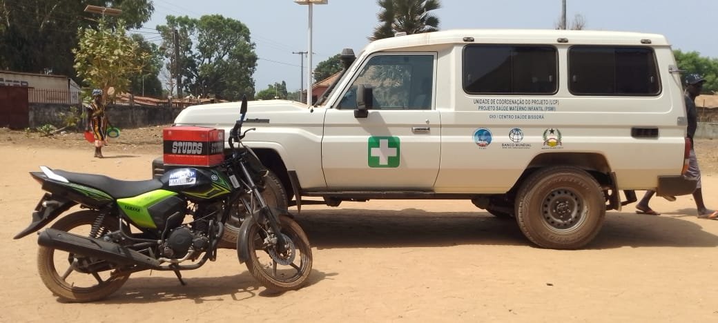 Regiões/ Centro de Saúde de Bissorã beneficia de uma ambulância e motorizada