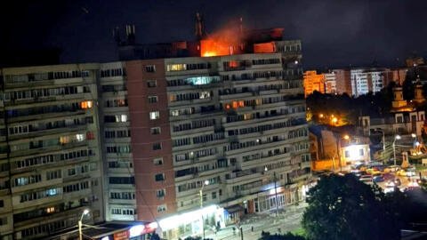 Bélgica/Otan e europeus reagem após drone russo cair em prédio na Romênia