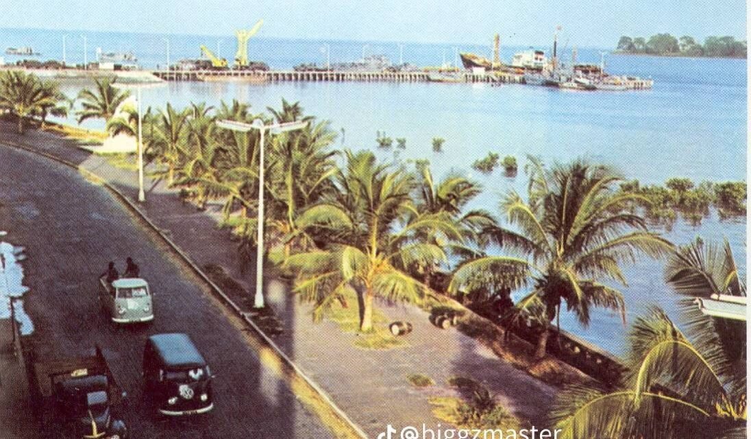 VISTA DA AVENIDA MARGINAL DE BISSAU NA ERA COLONIAL