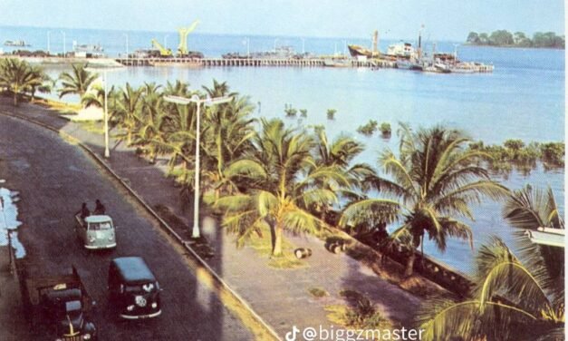 VISTA DA AVENIDA MARGINAL DE BISSAU NA ERA COLONIAL