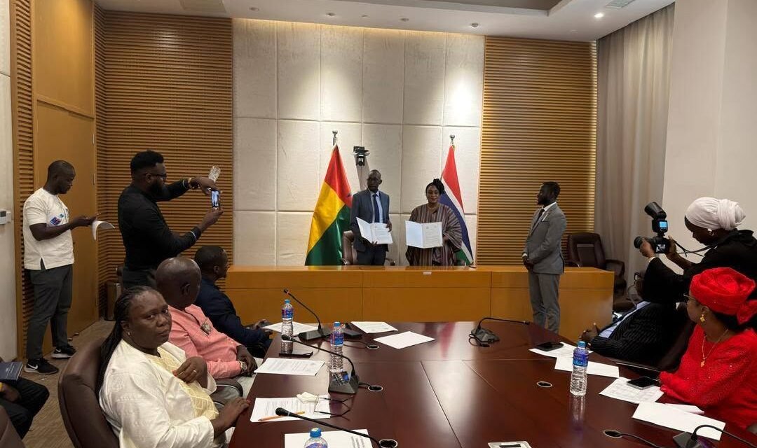 Comunicação social/Guiné-Bissau e Gâmbia adotam  Plano de Acção Bilateral para biénio 2026-2027