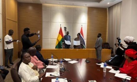 Comunicação social/Guiné-Bissau e Gâmbia adotam  Plano de Acção Bilateral para biénio 2026-2027