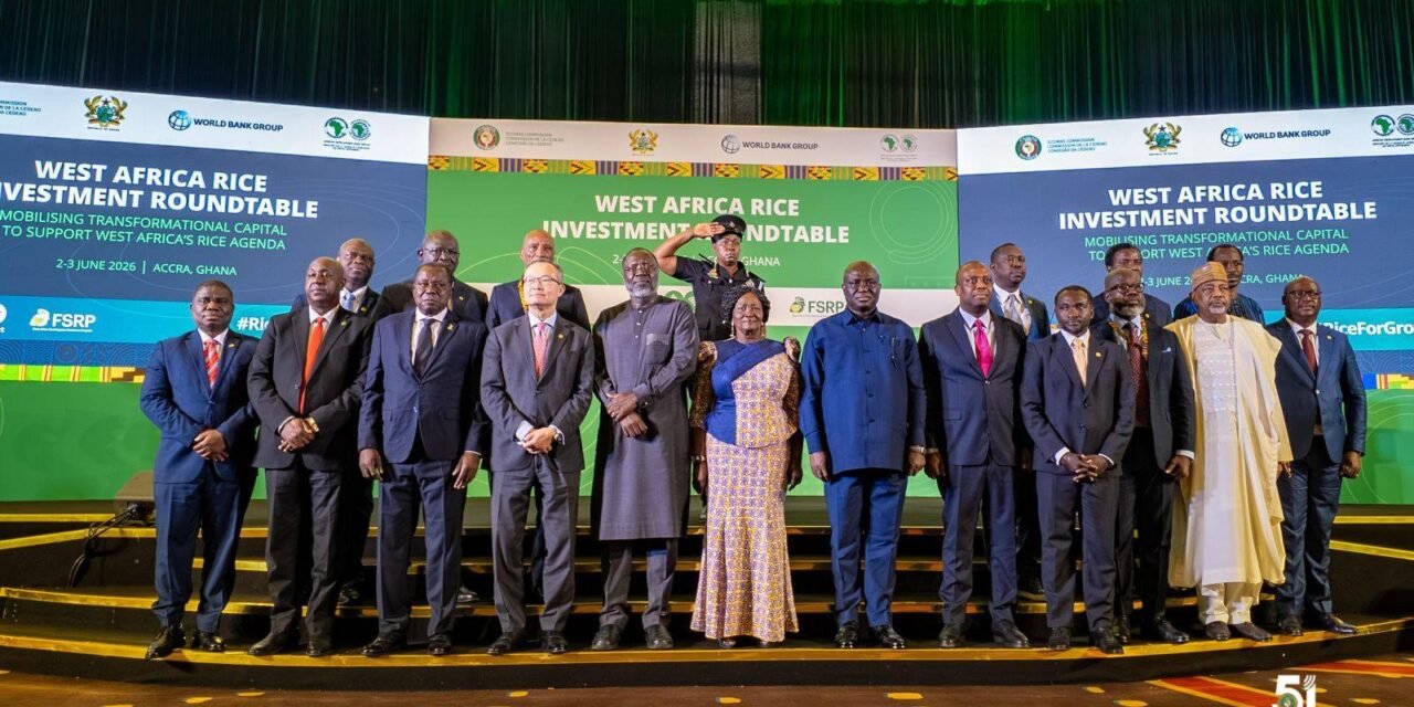 Agricultura/CEDEAO mobiliza parceiros internacionais para acelerar autosuficiência em arroz na África Ocidental até 2035