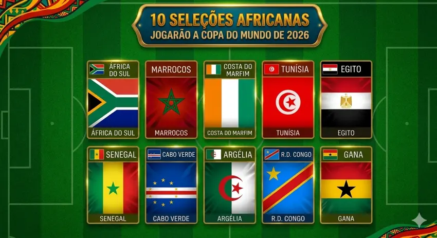 Côte D`Ivoire/ África alcança melhor desempenho na fase de grupos da Copa do Mundo 2026 com 90 por cento de suas selecções classificadas para fase de 32 avos de final