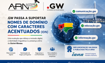 ARN/NIC.gw – Guiné-Bissau passa a permitir registo de domínios .GW com caracteres acentuados