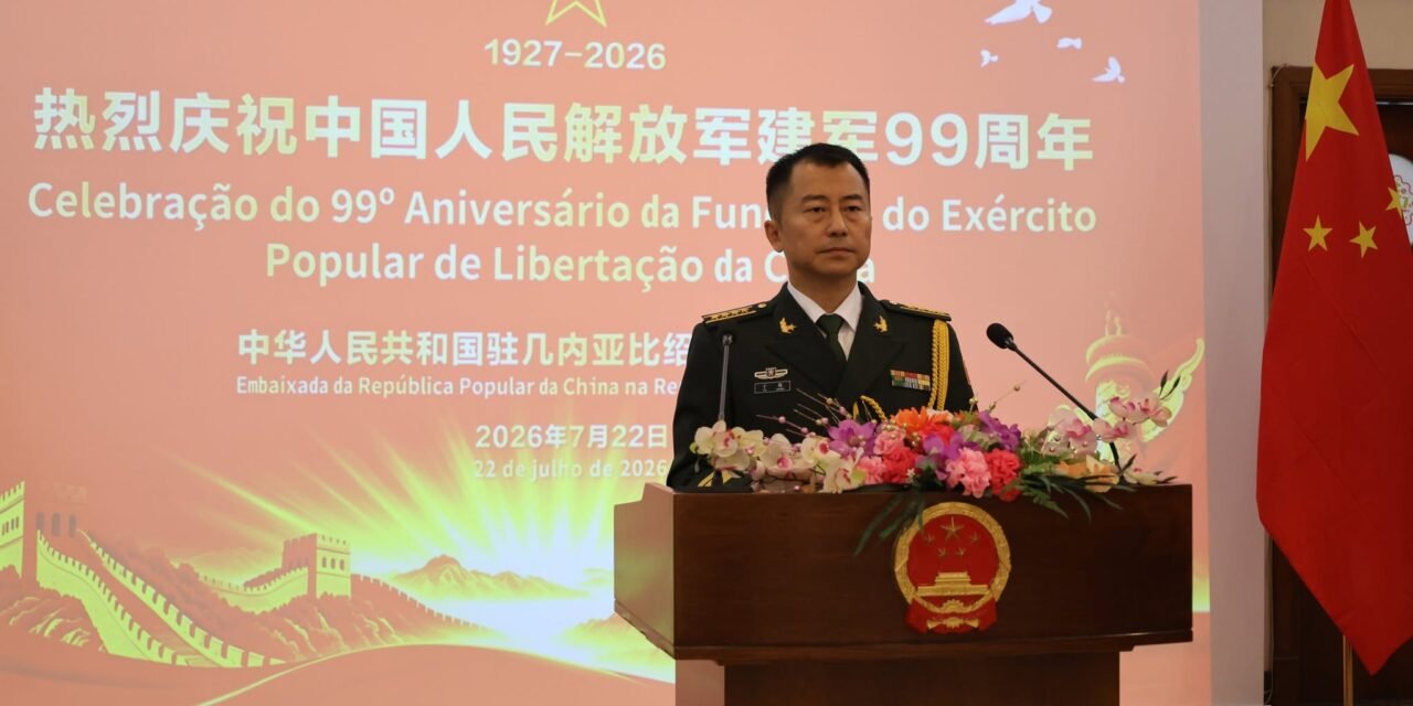China/Embaixada em Bissau assinala  99º aniversário da fundação do Exército Popular de Libertação