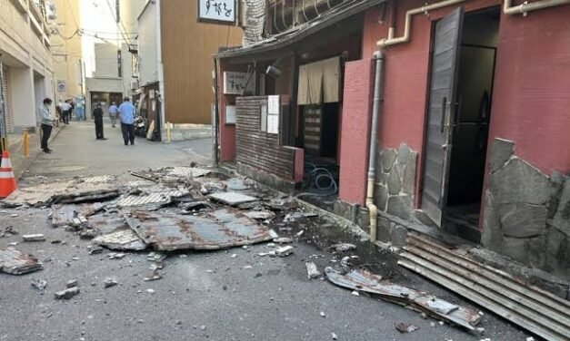 Japão/Terramoto deixa feridos e desabamentos