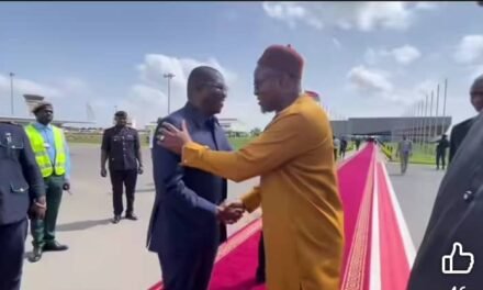 Gambia/Vice President Jallow Bids farewell to Guinea Bissau prime minister