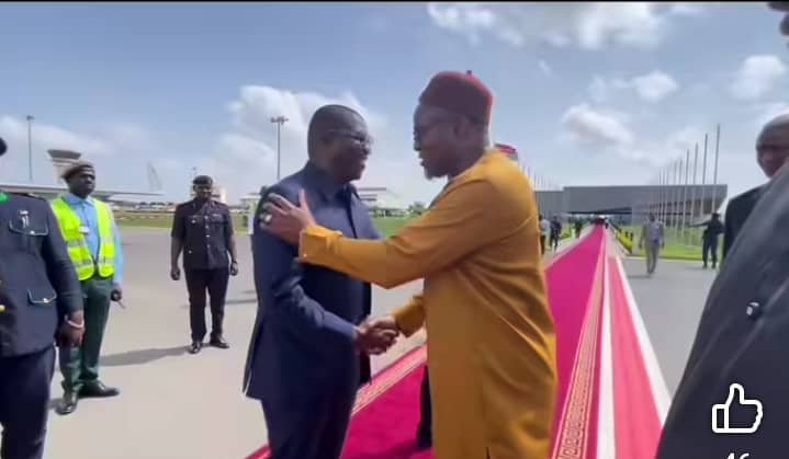 Gambia/Vice President Jallow Bids farewell to Guinea Bissau prime minister