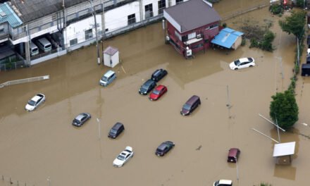 Japão/Governo emite alerta máximo inédito para chuvas em Chiba após temporal mortal