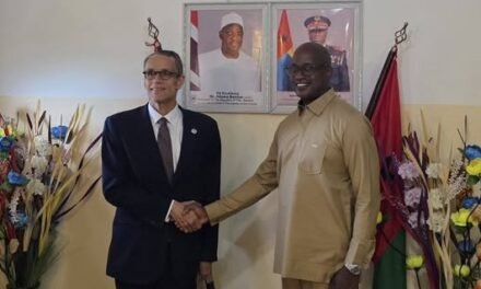 Gâmbia/Embaixador da Guiné-Bissau e Coordenador Residente do PNUD trocam impressôes sobre prioridades estratêgicas