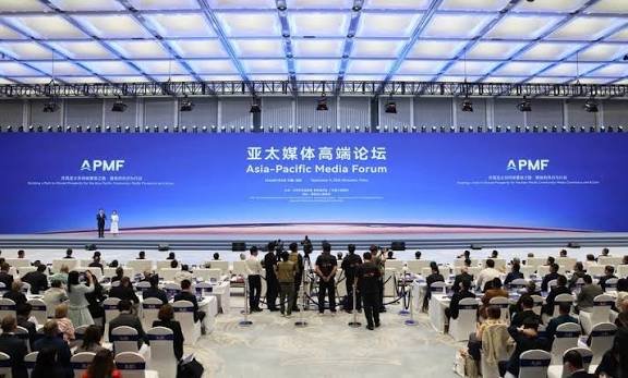 China/Fórum de Mídia da Ásia-Pacífico é realizado em Guangdong, na China